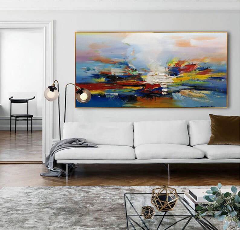 Large Texture Abstract Painting, Modern Abstract Painting, Oil Hand Painting, Office Wall Art, Original Abstract Art, Textured Art Painting
