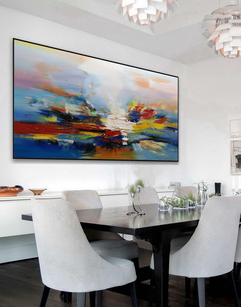 Large Texture Abstract Painting, Modern Abstract Painting, Oil Hand Painting, Office Wall Art, Original Abstract Art, Textured Art Painting