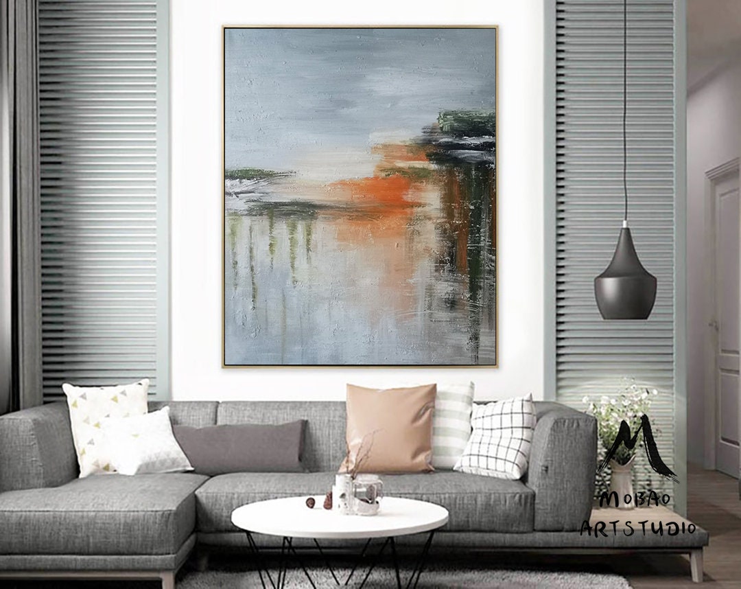 Original Sky Painting,Ocean Painting Original Abstract Painting, Large Wall Art Abstract Painting,Extra Large Wall Art Textured Painting