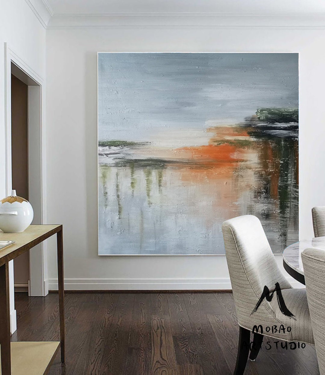Original Sky Painting,Ocean Painting Original Abstract Painting, Large Wall Art Abstract Painting,Extra Large Wall Art Textured Painting