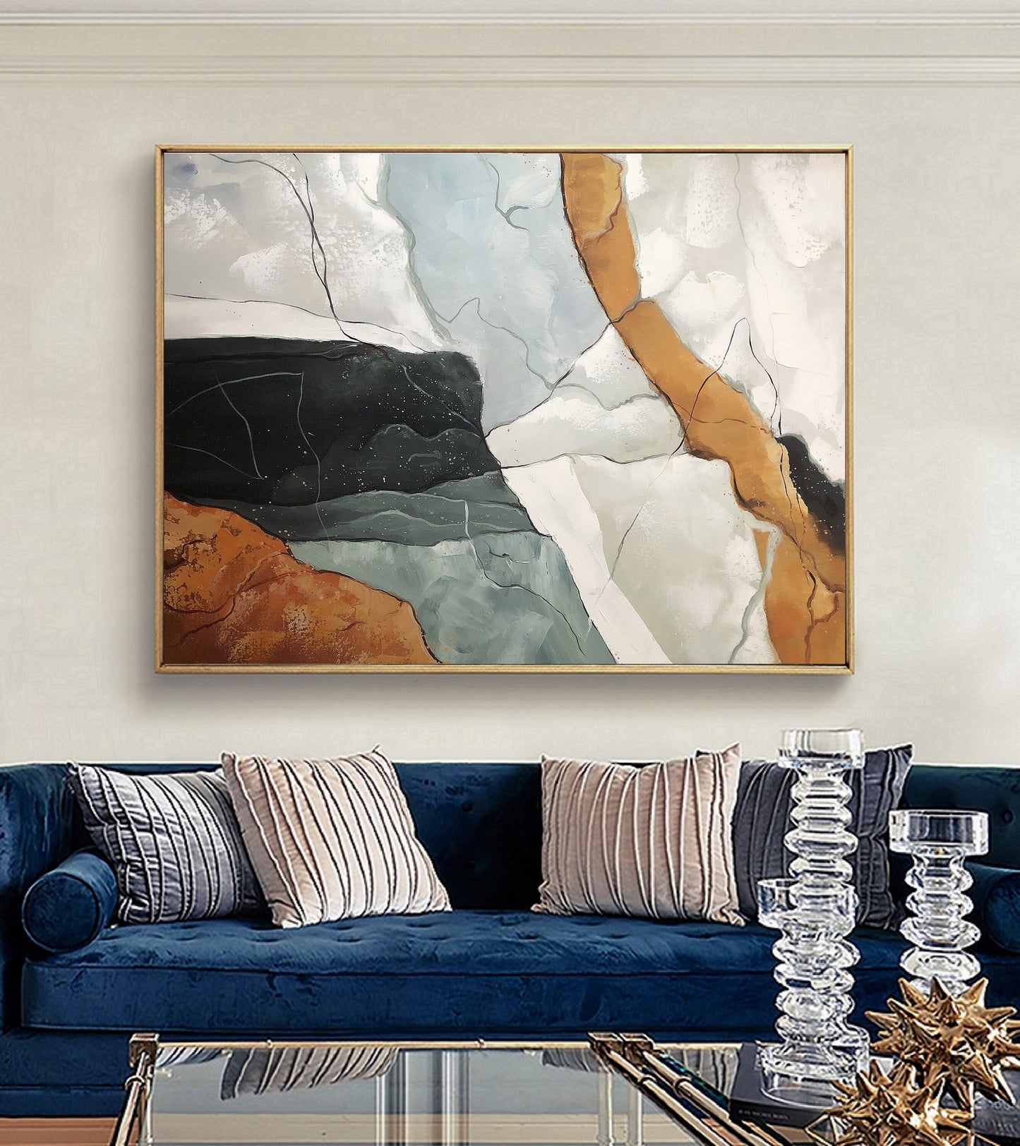 Large Abstract Painting,Beige Painting Gray Painting, Original Minimalist Abstract Painting, Abstract Painting, Large Wall Canvas Painting