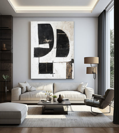 Orange Wall Art Wabi Sabi Wall Art Beige Painting Boho Wall Art Neutral Abstract Wall Art Orange Abstract Art Black Abstract Painting