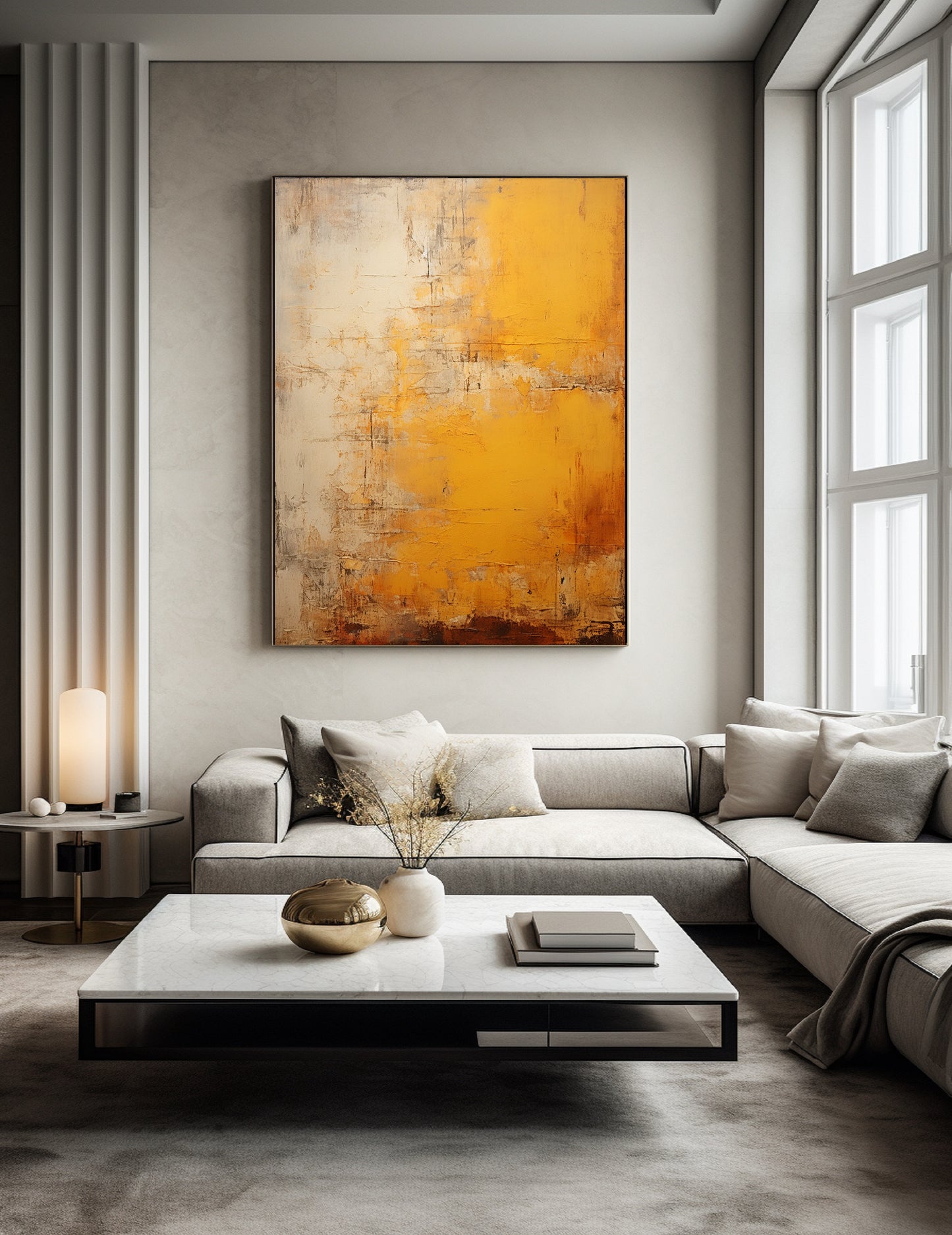 Orange Abstract Wall Art Brown Canvas Wall Art Orange Minimalist Art Orange Texture Art Beige Wall Art Orange Abstract Art Brown Modern Art