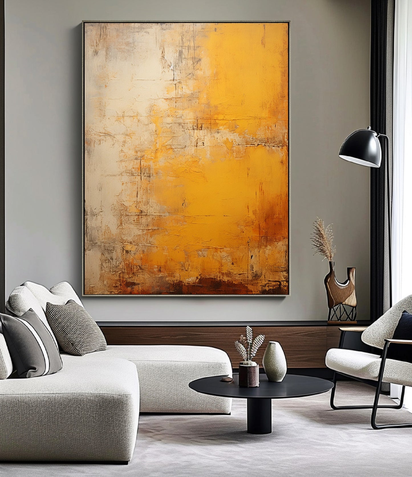 Orange Abstract Wall Art Brown Canvas Wall Art Orange Minimalist Art Orange Texture Art Beige Wall Art Orange Abstract Art Brown Modern Art