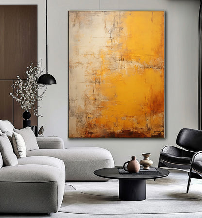 Orange Abstract Wall Art Brown Canvas Wall Art Orange Minimalist Art Orange Texture Art Beige Wall Art Orange Abstract Art Brown Modern Art