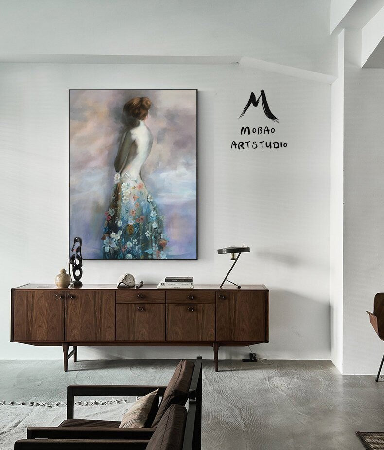 Original Nude Painting, Nude art Women Painting, Sexy Woman, Nude Body Painting, Nude Woman, Nudes Oil Painting Art,Nude Painting Decoration